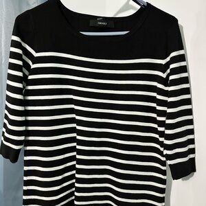 Forever 21 Monochrome Knit Top